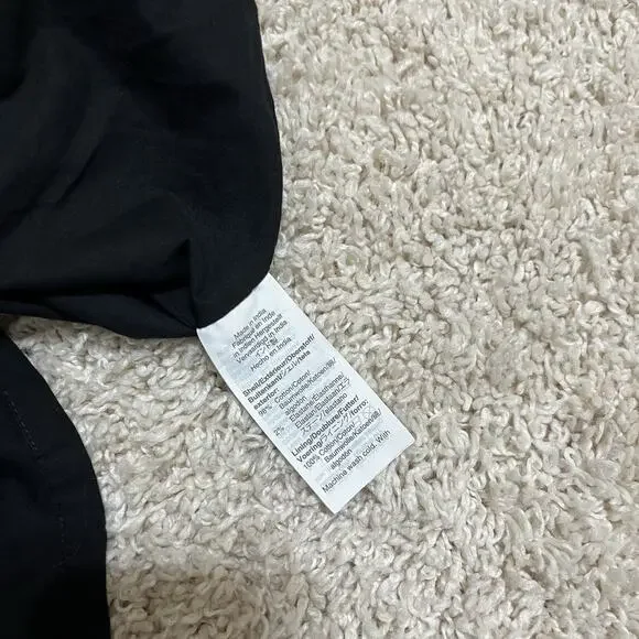 J.crew Size 0 Black Ruffled Neckline Tiered Sleeveless Keyhole Poplin Midi Dress - Picture 6 of 6